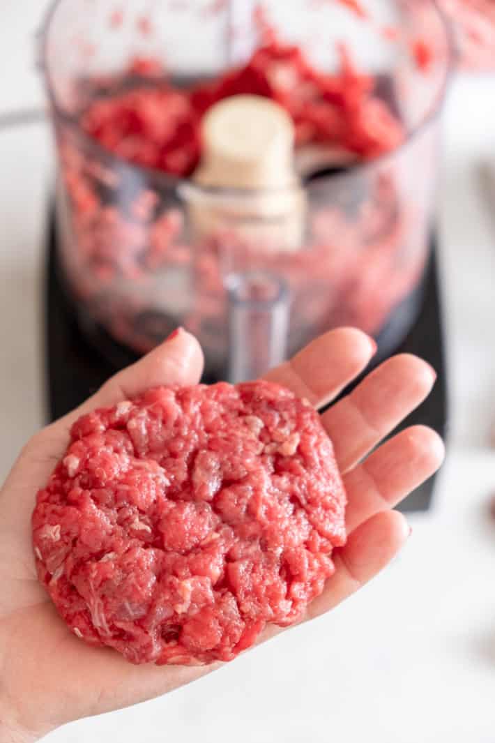 How to make Ground beef using the Food processor