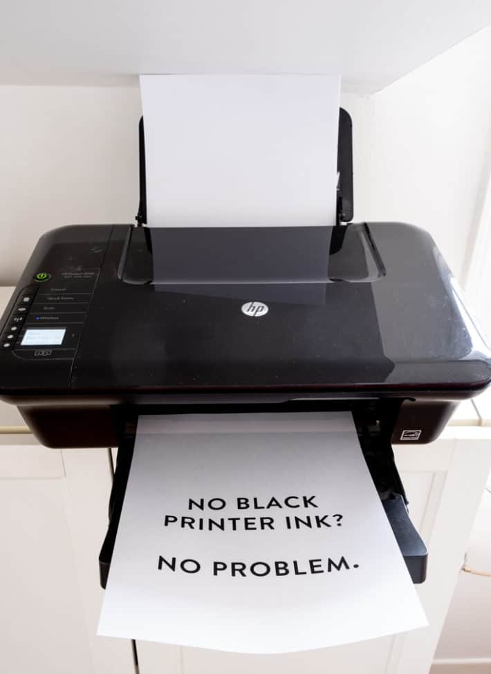 No Printer Ink? Problem. - Art of Doing Stuff