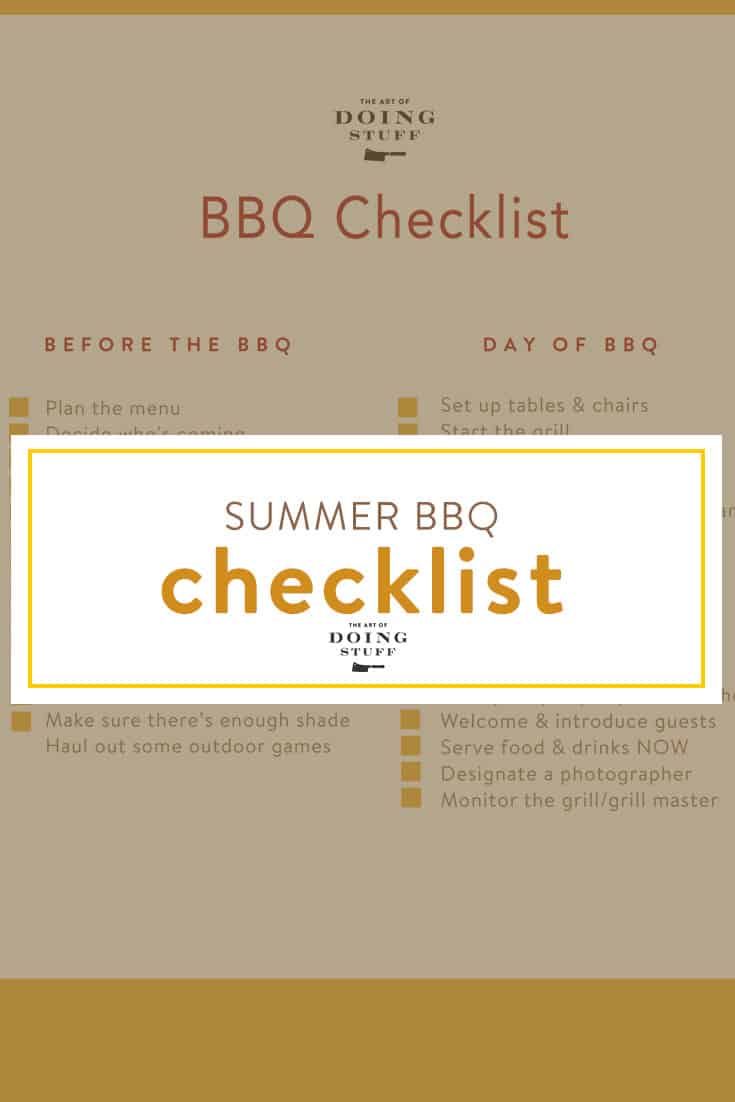 BBQ Party Planning Checklist - Don't Forget These Essentials! 🥗