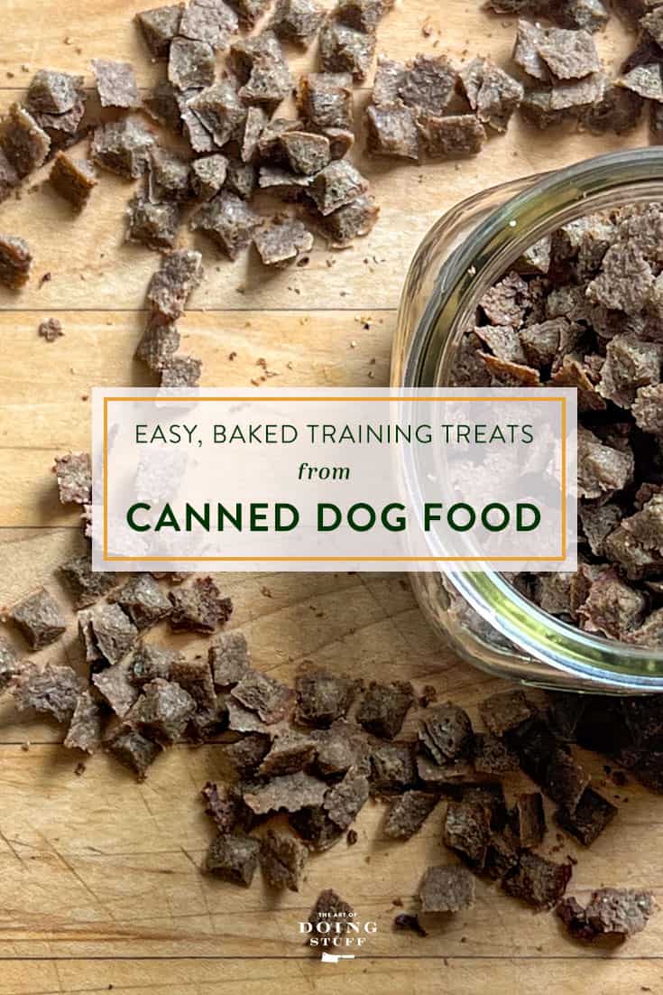 Make Easy Training Treats - with Canned Dog Food